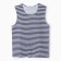 T -shirt men's vest, blue, size 50