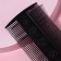 The comb two -sided, 9 × 5 cm, the color is black
