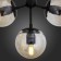 Ceiling Ceiling ST LUCE. SL549.402.03. Stampo. 3x60 watts, E27, 45x45x38 cm, black color