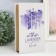 Safe Brush Tree leatherette "Garden with Lavender" 21x13x5 cm