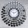 Watching clock, series: openwork, "Mirror figures", D-70 cm