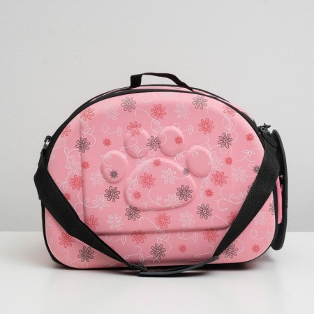 A folding bag-sheer with a separate entrance, EVA material, 43.5 x 28 x 33 cm, pink-3