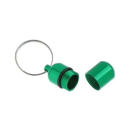 Address - capsule for a note, 2.2 x 1.3 cm, green-2