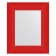 Mirror in the baguette frame, red wave 89 mm, 47x57 cm