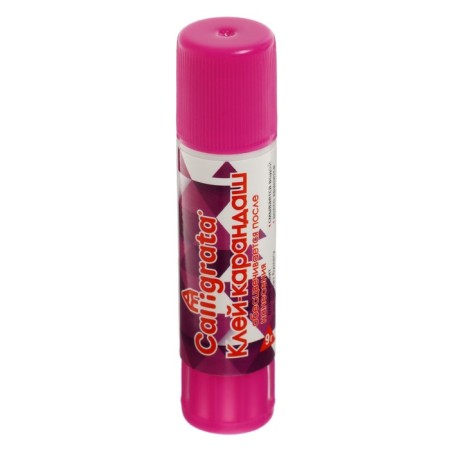 A glue pencil 9 grams PVA is colored, with a colored indicator, bleaching after drying