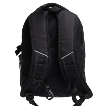 Youth backpack, 40 x 28 x 18 cm, ergonomic back, Stavia "city-1", black-4