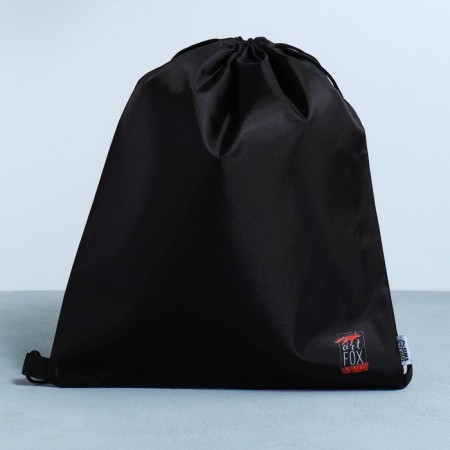 Shoe bag, martial material, black color, 30 x 40 cm-2