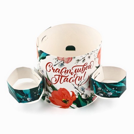 Kulich rim with a place for the Easter eggs, 31.9 x 9 cm-2
