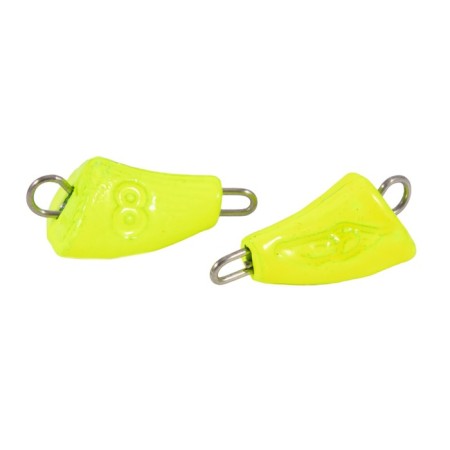 Cargo bullet-excentric painted pissy Yaman 10 pcs., 8 g, yellow-2