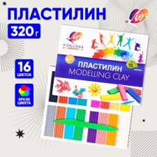 Plasticine 16 colors 320 g 