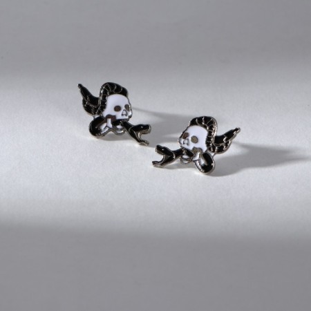 Earrings "Beautiful" 2x1x1 cm-1