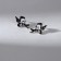 Earrings "Beautiful" 2x1x1 cm