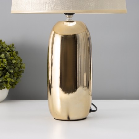 Table lamp with lampshade Risalux "Ricardo", E27, 40 W, Figure base, 30 × 30 × 48 cm-7