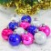 Set of balls plastic D-5 cm, 12 pcs "Pearl gloss" mix