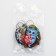 Wooden keychain "The best year", a mix of 6 pieces