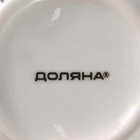 Porcelain share mug "Kis-kis-Mau", 350 ml, white color-4