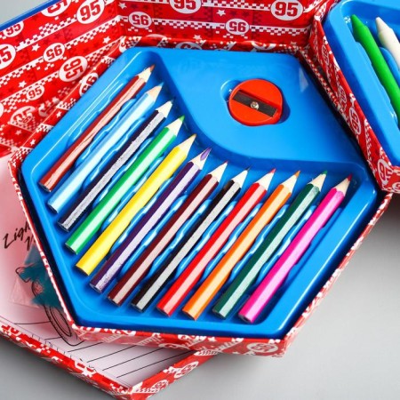 Set for creativity, 48 items, cars-2