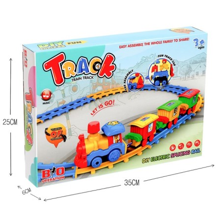 Railway "Funny Steam", sound effects, works from batteries-9