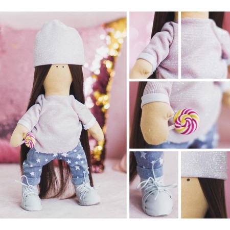Sewing kit. Interior doll "Daphni", 30 cm-4
