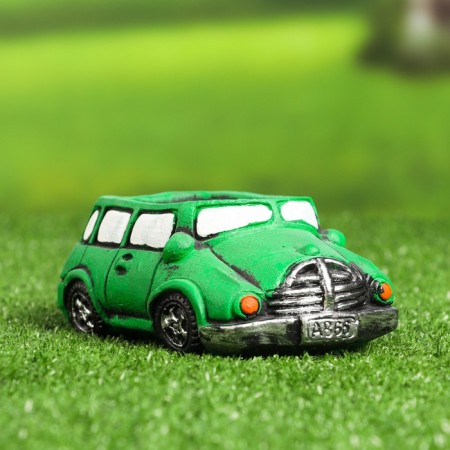 Pot "machine" Green, 15x9x6cm-1
