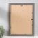 Photo frame Plastic "Mira" 30x40 cm, 651628 metallic (plastic screen)