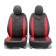 Aeroboost 3D AeroChli, 11 items, 5 head restraints, 2 lightning, Airbag black and red