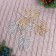 Decor shine "Type of deciduous tree" 16x22 cm, mix (gold, silver)