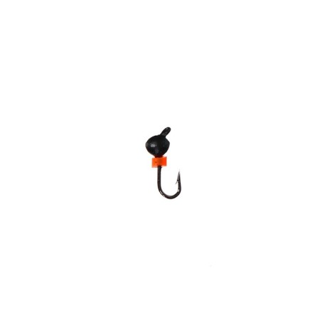 Mormyshka fraction black, weight 0.15 g, size 2