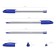 Ballic handle Erichkrause U-108 Classic Stick, a needle node 1.0 mm, blue ink blue, ultra-soft letter