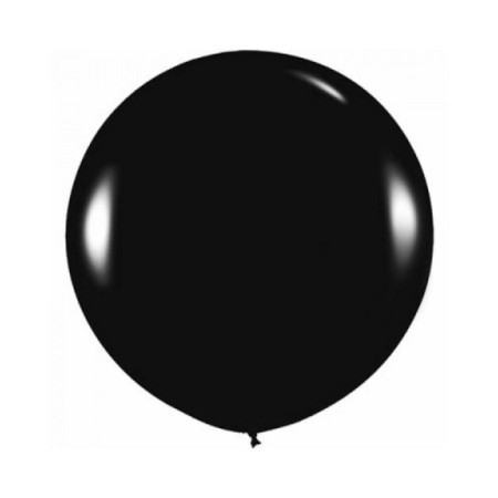 Latex ball 36 ", pastel, set of 1 pc., Black