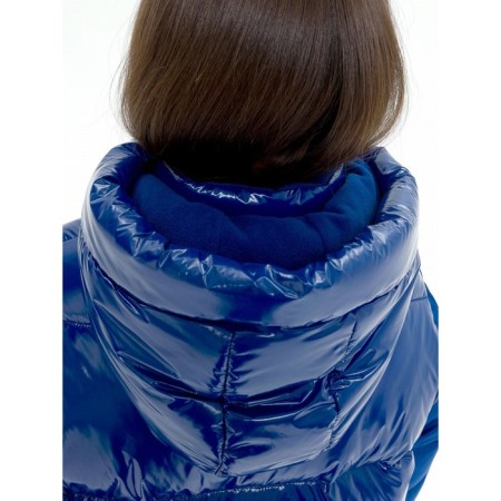 Coat for girls, height 152 cm, blue color-6
