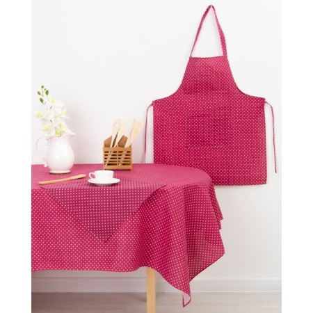 A set of decorative napkins shares 40x40cm 4pcs, red peas, 100% PE-3