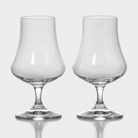 A set of glass glasses for cognac Bohemia Crystal, 150 ml, 2 pcs