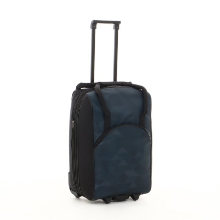 Small suitcase 20 ", a road bag with a zipper, black color-2