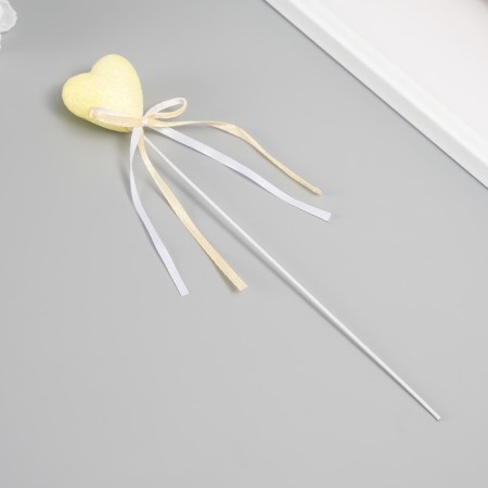 Decor for creativity "Heart" (UP. 12 pcs.) Length 20 cm, ivori-1