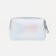 Cosmetic bag with zipper, matte color/multi -colored