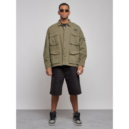 Jeaning male jacket, size 56, khaki color