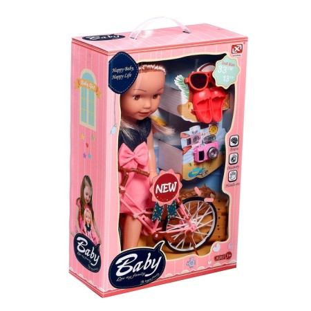 Classic doll "Summer Walk", with accessories-12