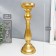 Summary tree for 1 candle "Oscar" gold 36.5x10x10 cm