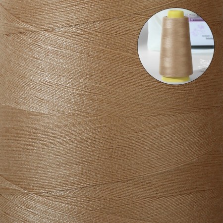 Threads 50/2, 3000 yard, beige color-1