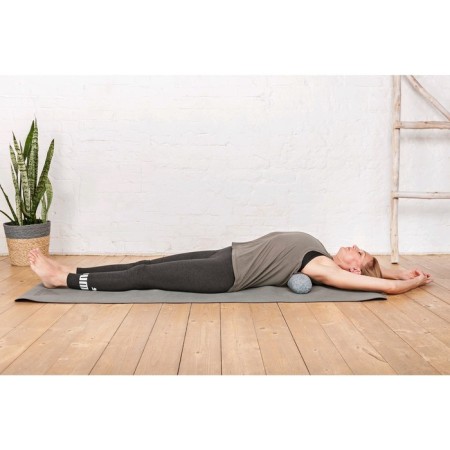 Yoga roller, 10x40 cm, gray color-1