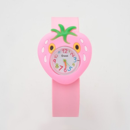 Watch watch quartz children's "strawberry", silicone strap