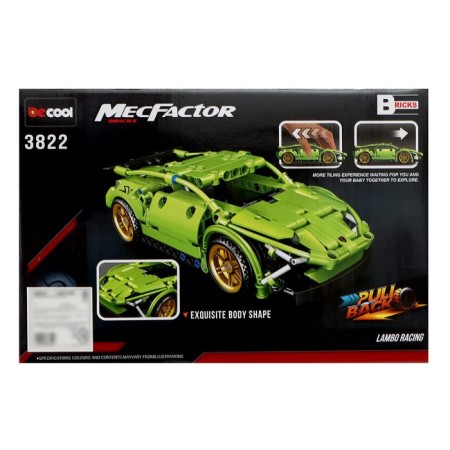 Designer Raced machine Decool Mechetor, Inertia, 248 parts, 6+-6