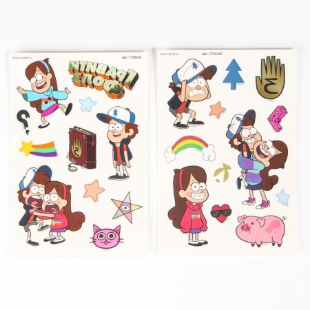 Translated stickers shine in the darkness of gravity farz-1