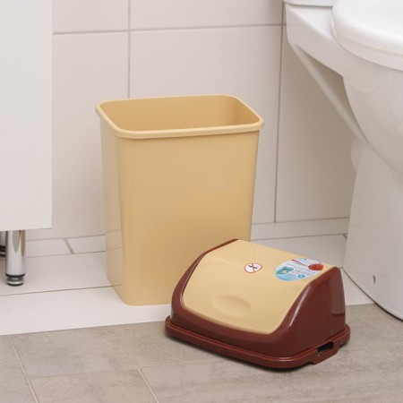 Contamer container "Camellia", 8 l, beige/brown color-2