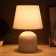 Table lamp "Neris" E14 40W white-gold 20x20x29 cm