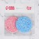 A set of spunges for washing "softness", d = 7 cm, 2 pcs, color mix