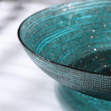 Inspiration salad bowl, d = 30 cm, turquoise color-1