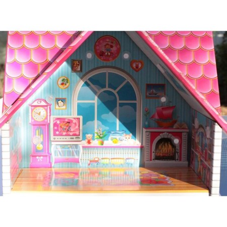 House Puppet Tenth Kingdom of Dream House "Villa", a two -story, fast assembly-3
