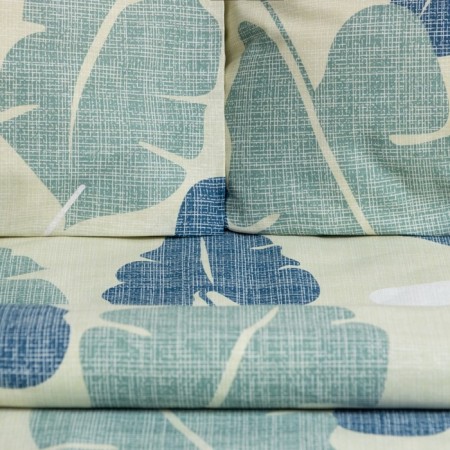 Bed linen Ethel 2 joint venture “Nymphaea leaves” 175x215 cm, 200x220 cm, 70x70 cm -2 pcs-3